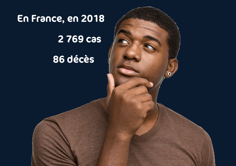 Jeune homme qui réflechit sur le cancer des testicules