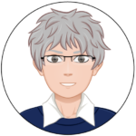 Avatar Antoine : Antoine a les cheveux gris/blanc. Il a les yeux marron. Il a des lunettes de vue et porte une chemise blanche avec un pull de couleur bleu foncé.