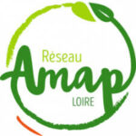Logo du Réseau AMAP Loire, représentant une association de producteurs et de consommateurs engagés pour une agriculture locale et solidaire dans le département de la Loire.