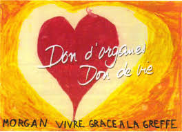 Logo de l’association « Don d’organe, don de vie – Vivre avec la greffe », engagée dans la sensibilisation au don d’organes et à la vie après la greffe.